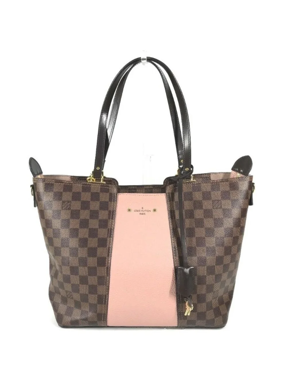 Louis Vuitton Tote Jersey Damier Canvas Magnolia Pink